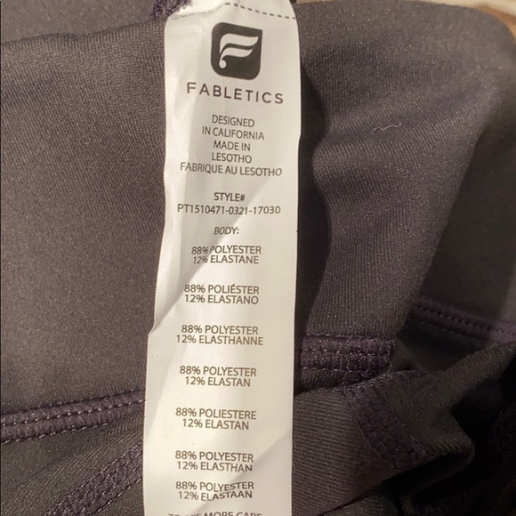 FABLETICS Leggings Dark Gray-Small - Picture 3 of 3